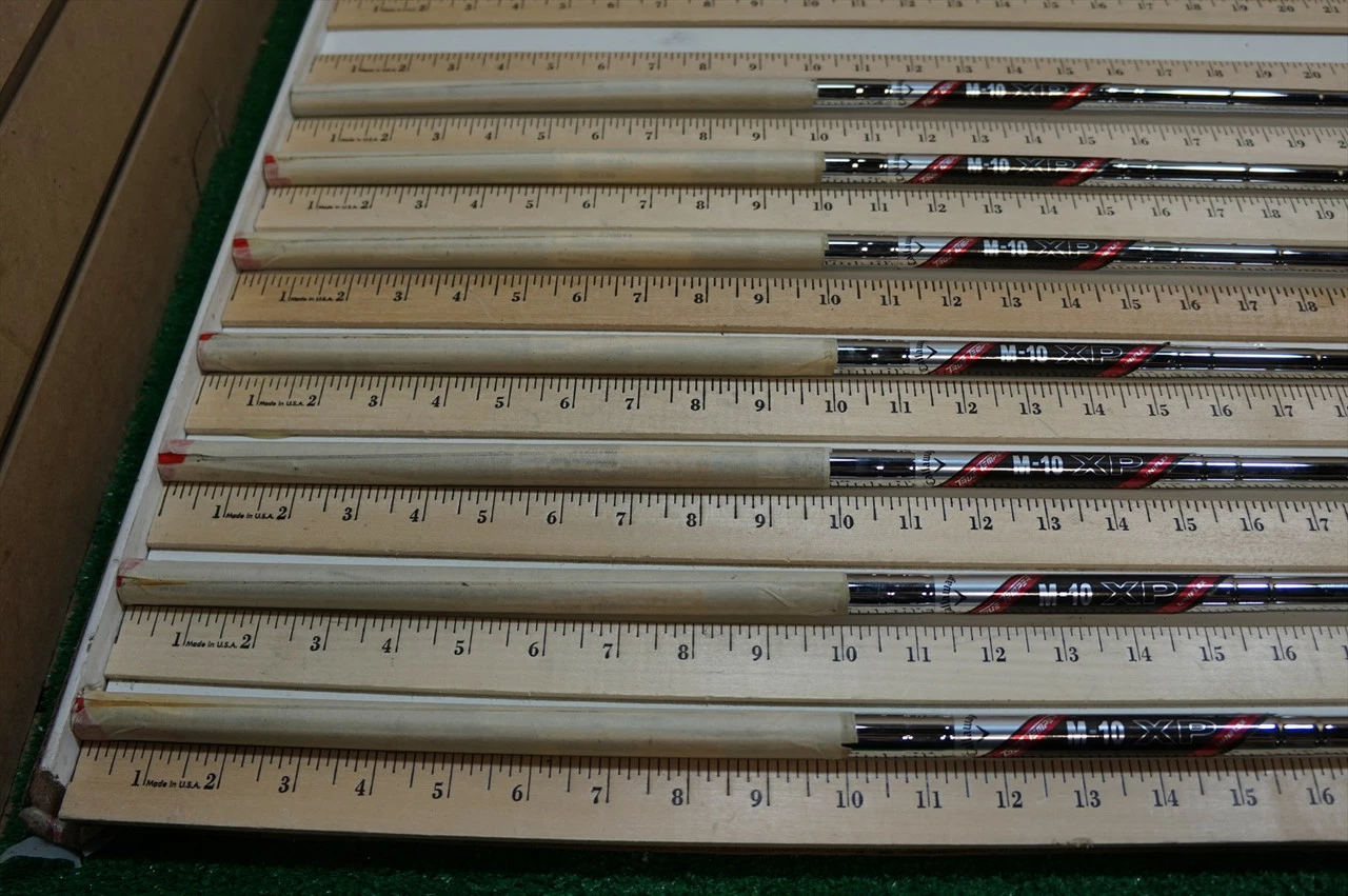TRUE TEMPER M-10 XP G UNIFLEX SHAFT SET 4-PW .370 SEE PHOTOS 681339 4 TRUE TEMPER M-10 XP G UNIFLEX SHAFT SET 4-PW .370 SEE PHOTOS 681339 - Image 2