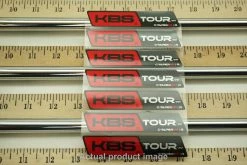 New KBS C-Taper 95 Chrome Regular 4-PW 37.5"-40" 7pc Iron Shaft Set .355 Taper