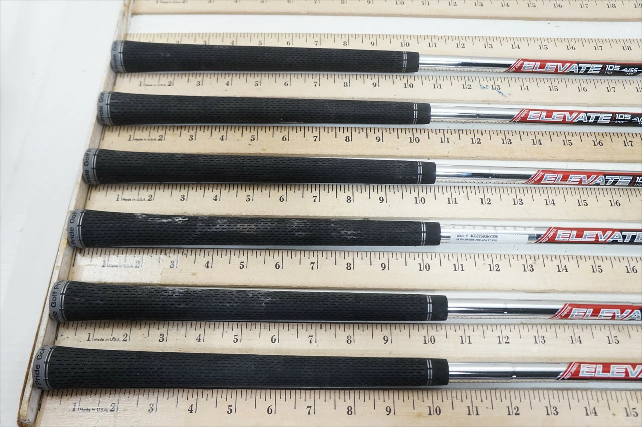 True Temper Elevate 105 Regular 34.25"-36.25" 6pc Iron Shaft Set .370 00846299 4 True Temper Elevate 105 Regular 34.25"-36.25" 6pc Iron Shaft Set .370 00846299 - Image 2