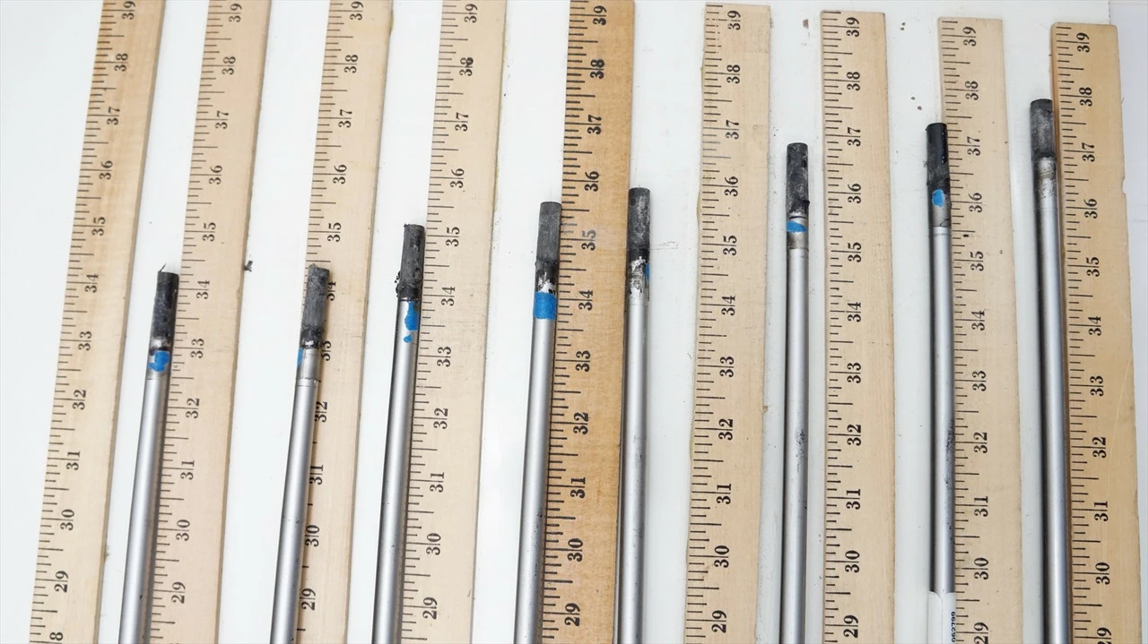 Mitsubishi Ot Tour Irons 100 X-STIFF 34.25.25"-37.75" 8pc Shaft Set Pulls 889172 5 Mitsubishi Ot Tour Irons 100 X-STIFF 34.25.25"-37.75" 8pc Shaft Set Pulls 889172 - Image 3