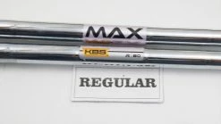 Kbs Max 80 R 80g Regular 34.5"-36" 5pc Iron Shaft Set .370 960820 -Golf Shop 00960820 4 67539.1645147699