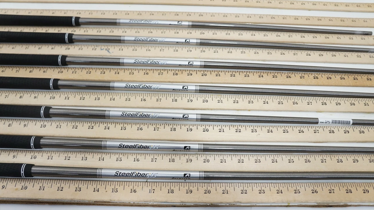 Aerotech Steelfiber I95 R 95G Regular 34"-36.5" 7pc Iron Shaft Set .355T 1004308 3 Aerotech Steelfiber I95 R 95G Regular 34"-36.5" 7pc Iron Shaft Set .355T 1004308