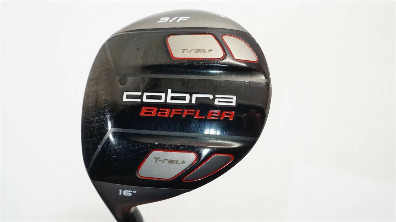Cobra Baffler T-Rail+ 16° 3/F Fairway Wood Senior Graphite Design G Left Hand Lh 3 Cobra Baffler T-Rail+ 16° 3/F Fairway Wood Senior Graphite Design G Left Hand Lh
