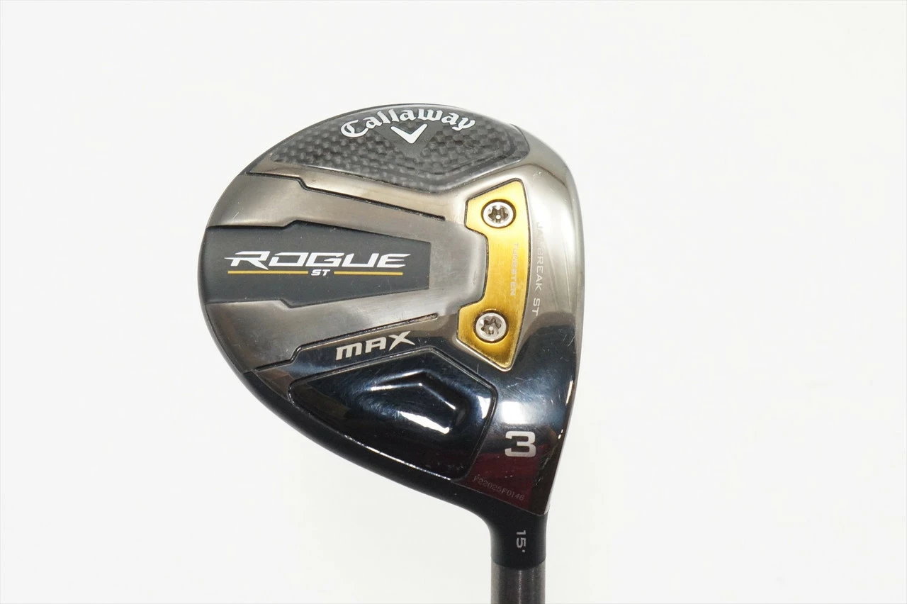 Callaway Rogue St Max 15° 3 Fairway Wood STIFF Flex Tensei 1040007 Good 3 Callaway Rogue St Max 15° 3 Fairway Wood STIFF Flex Tensei 1040007 Good