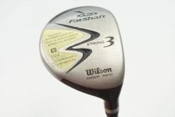 Wilson Deep Red 3 Fairway Wood Stiff Flex Grafalloy Prolite 1049293 Good