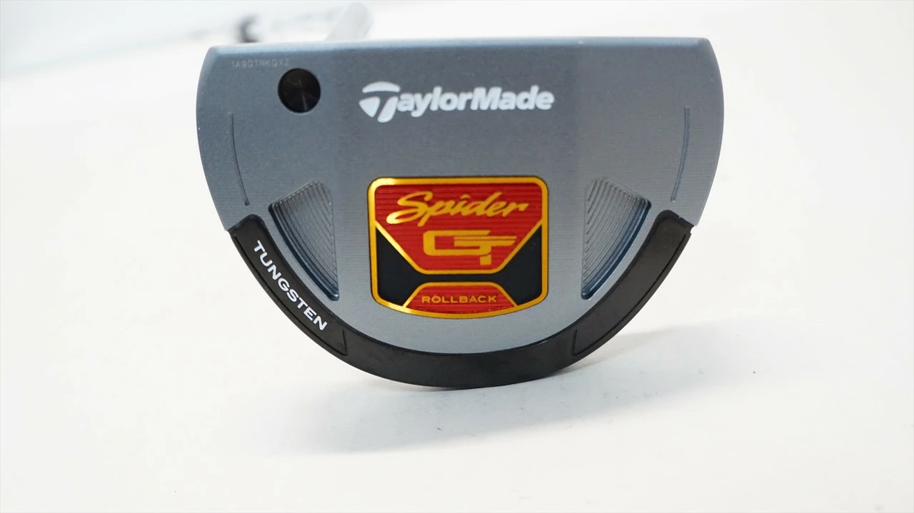 Taylormade Spider Gt Rollback Silver Single Bend 35" Putter Mint Left Hand Lh W/ HC 3 Taylormade Spider Gt Rollback Silver Single Bend 35" Putter Mint Left Hand Lh W/ HC