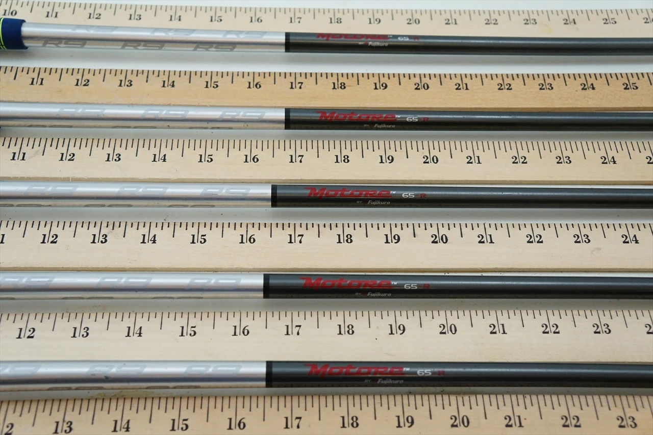 Taylormade R9 Motore 65G Regular Iron Shaft Set .370 34.75"-36" 5Pc 707245 3 Taylormade R9 Motore 65G Regular Iron Shaft Set .370 34.75"-36" 5Pc 707245