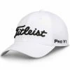 Titleist 2022 Tour Sports Mesh Hat 2 Titleist 2022 Tour Sports Mesh Hat -Golf Shop golf headwear titleist 2020 tour sports mesh staff hat white black itempicture