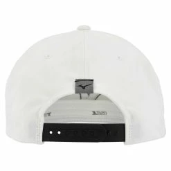 Mizuno Tour Flat Snapback Hat -Golf Shop mizuno tour flat bill snapback hat white back itempicture