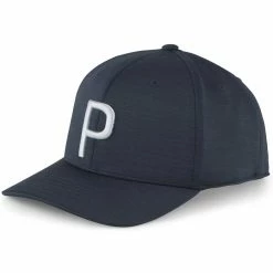 Puma P Snapback Hat -Golf Shop puma 2023 p snapback hat deep navy ash grey itempicture
