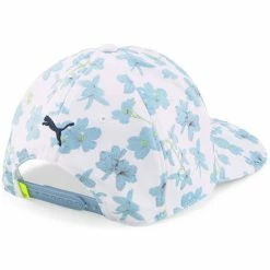 Puma Verdant P Hat -Golf Shop puma 2023 verdant hat white tropical aqua back itempicture