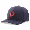 Puma Love Golf P Snapback Hat -Golf Shop puma love golf p snapback hat peacoat front itempicture