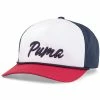 Puma 2022 Retro Rope Snapback Hat -Golf Shop puma retro rope snapback hat white navy red itempicture
