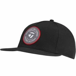 TaylorMade 5 Panel Flat Bill Hat -Golf Shop taylormade 2023 5 panel flat bill hat black itempicture