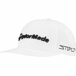 TaylorMade Tour Flat Bill Hat -Golf Shop taylormade 2023 tour flat bill hat white itempicture