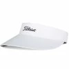 Titleist Women's Sundrop Legacy Visor -Golf Shop titleist 2021 womens sundrop legacy visor white black front itempicture